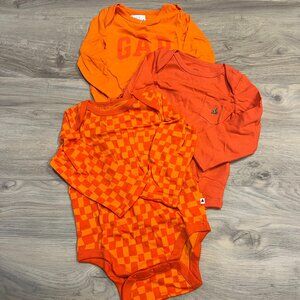 Set of 3 Long Sleeve Onesies